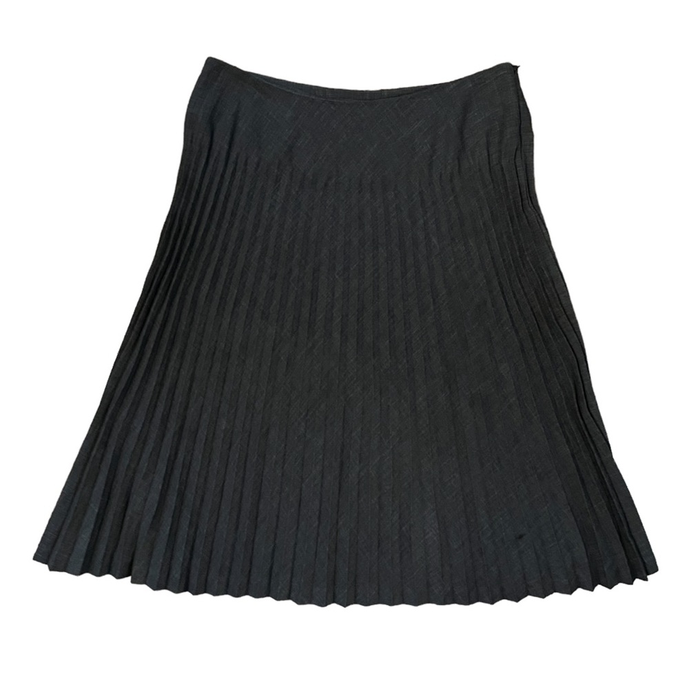 I.N.C charcoal gray midi pleated skirt